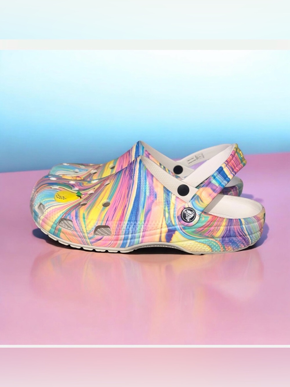 Crocs OUT OF THIS WORLD Multi clogs women’s sandals shoes size 11 men size 9 - Picture 9 of 14
